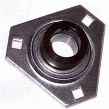 SAPFT201-08 1/2 Pressed Steel Triangle 3-Bolt Flange Bearing