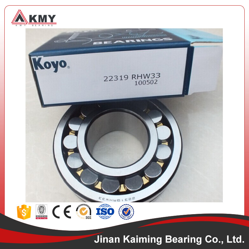 KMY double row spherical roller bearing 22318 size 90*19