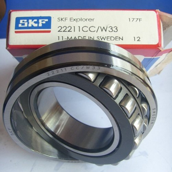 Double row 22211CC/W33 spherical roller bearing - 55*100*25mm - SKF bearings