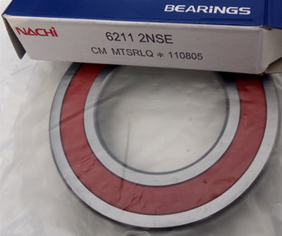 Deep groove structure NACHI 6211 2NSE single row deep groove ball bearing