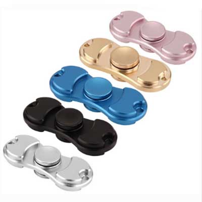Aluminum Two&amp;Three pages wings Finger spinner Toy with 608 bearing product