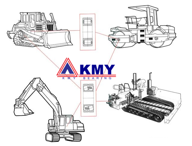 Nsk Excavator Bearing Ba For Final Drive Spare Parts