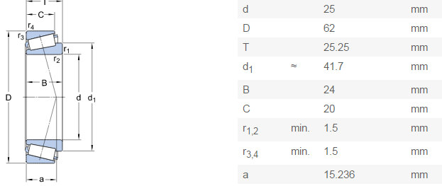 32305 J2/Q China hot sell SKF tapered roller bearing in stock - SKF bearings