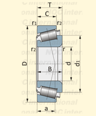 Wheel bearing LM12749/10 tapered roiler bearing for automobile- KOYO bearings