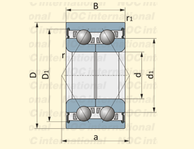 Front Wheel Hub Bearing BAHB 636035A for Textile Machinery- SKF bearing