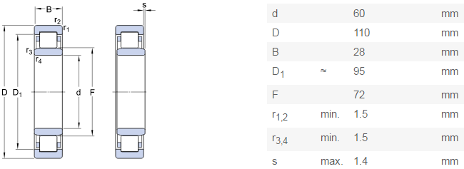 NTN NU2212 China hot sell cylindrical roller bearing in stock - NTN bearings