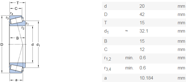 SKF 32004 X/Q China hot sell tapered roller bearing with best price - SKF bearings