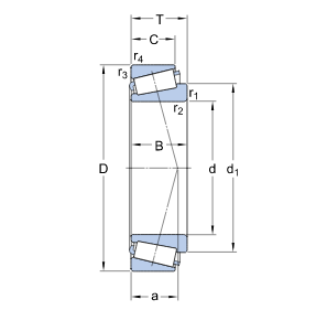 32319JR Japan bearing Tapered roller bearing - Koyo bearing 32319