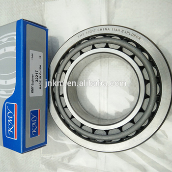 China bearing KMY brand 32217 tapered roller bearing in rich inventory