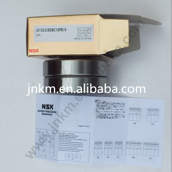 NSK High Precision 25TAC62B Angular Contact Bearing 25TAC62B DDGSUC1OPN7B for Precision CNC machine tool 